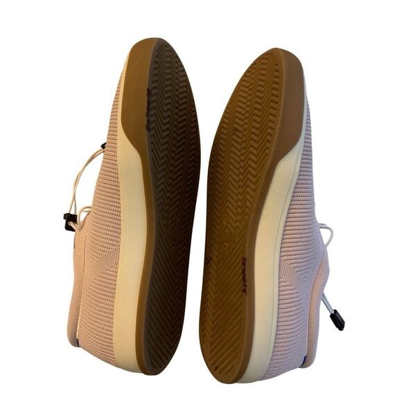 Rothy's The Lace Up Sneaker pink women's size 11 like new - Picture 3 of 6